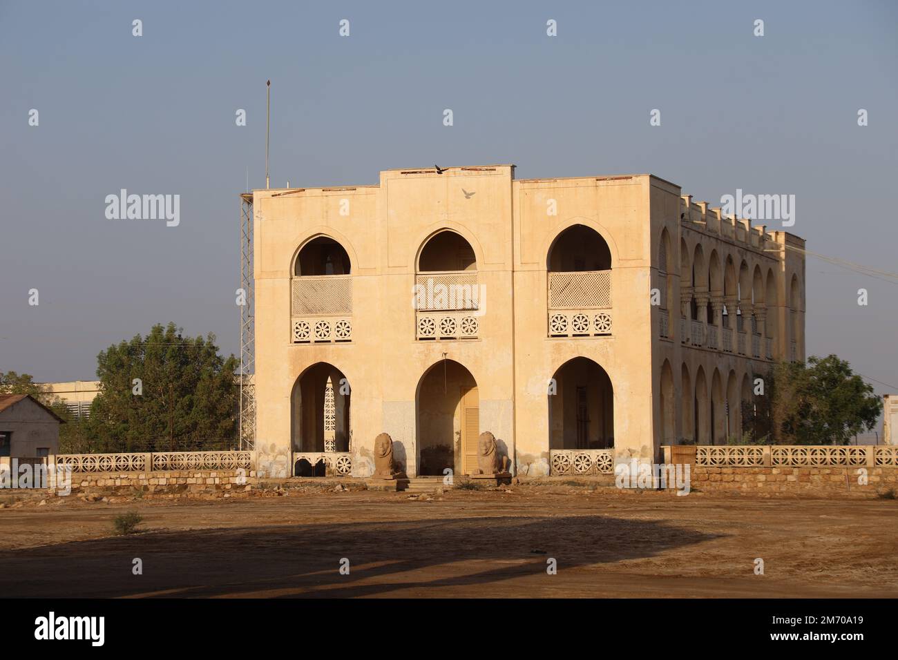 Imperial lions in Massawa Stock Photo