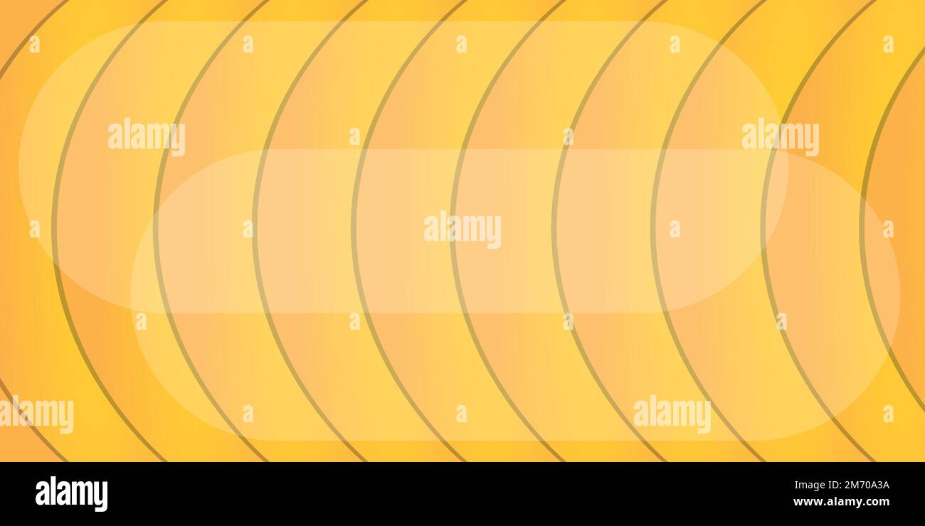 Liquid color background design. Yellow and Orange elements with fluid gradient. Dynamic shapes composition. Eps10 vector Stock Vector