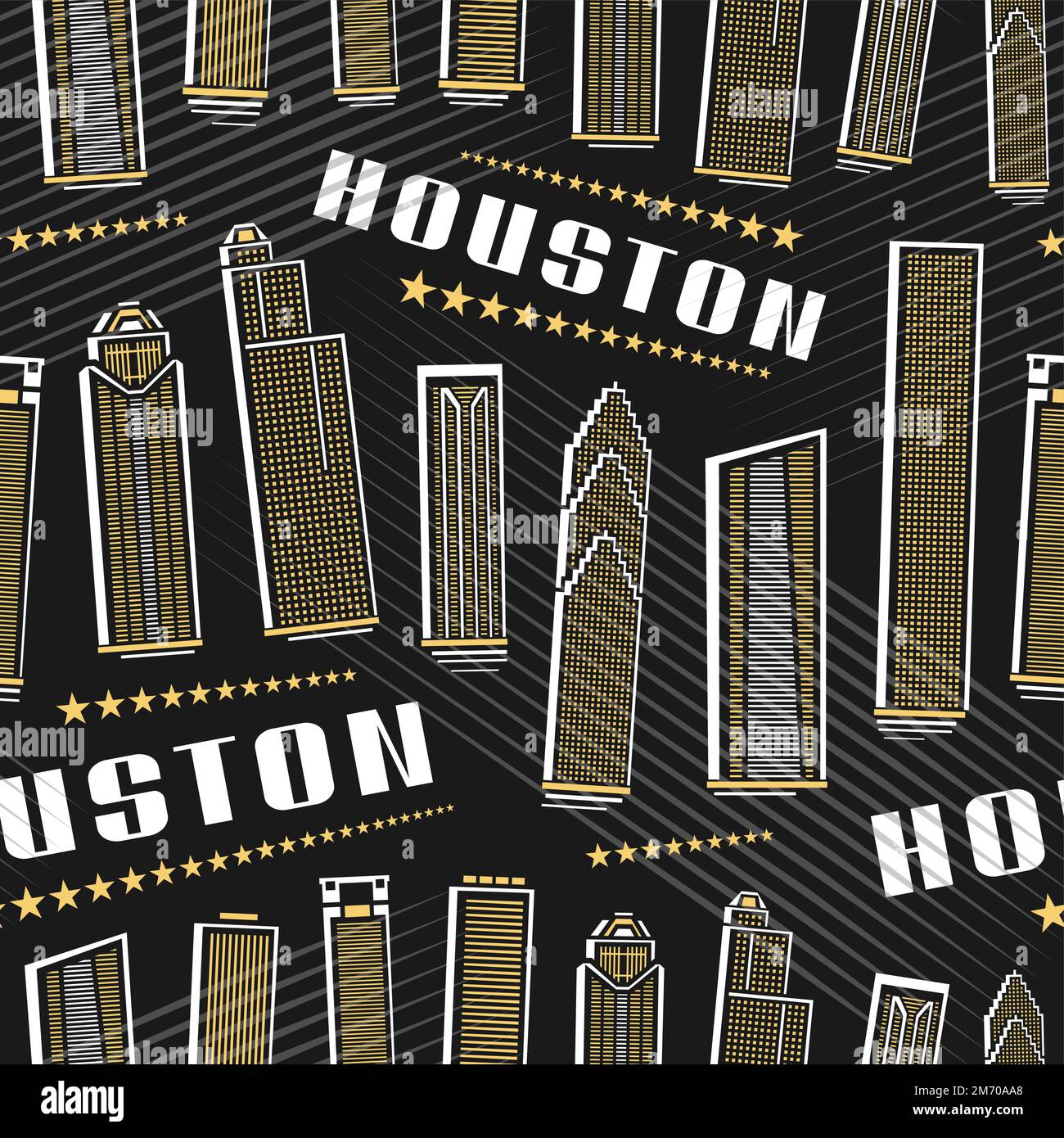 Downtown Houston Wall Mural  Murals Your Way