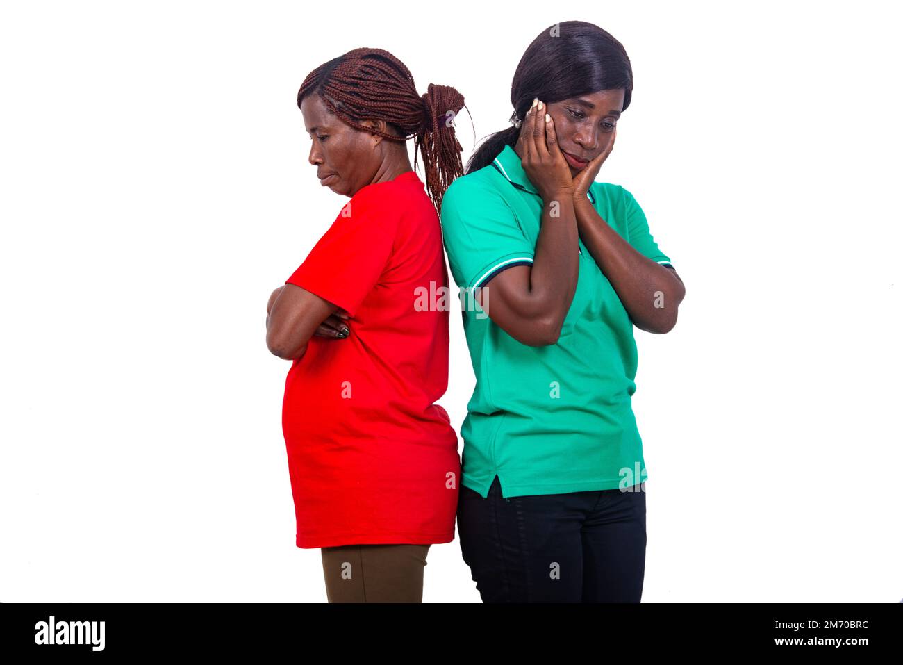Desperate woman crossing arms hi-res stock photography and images - Alamy