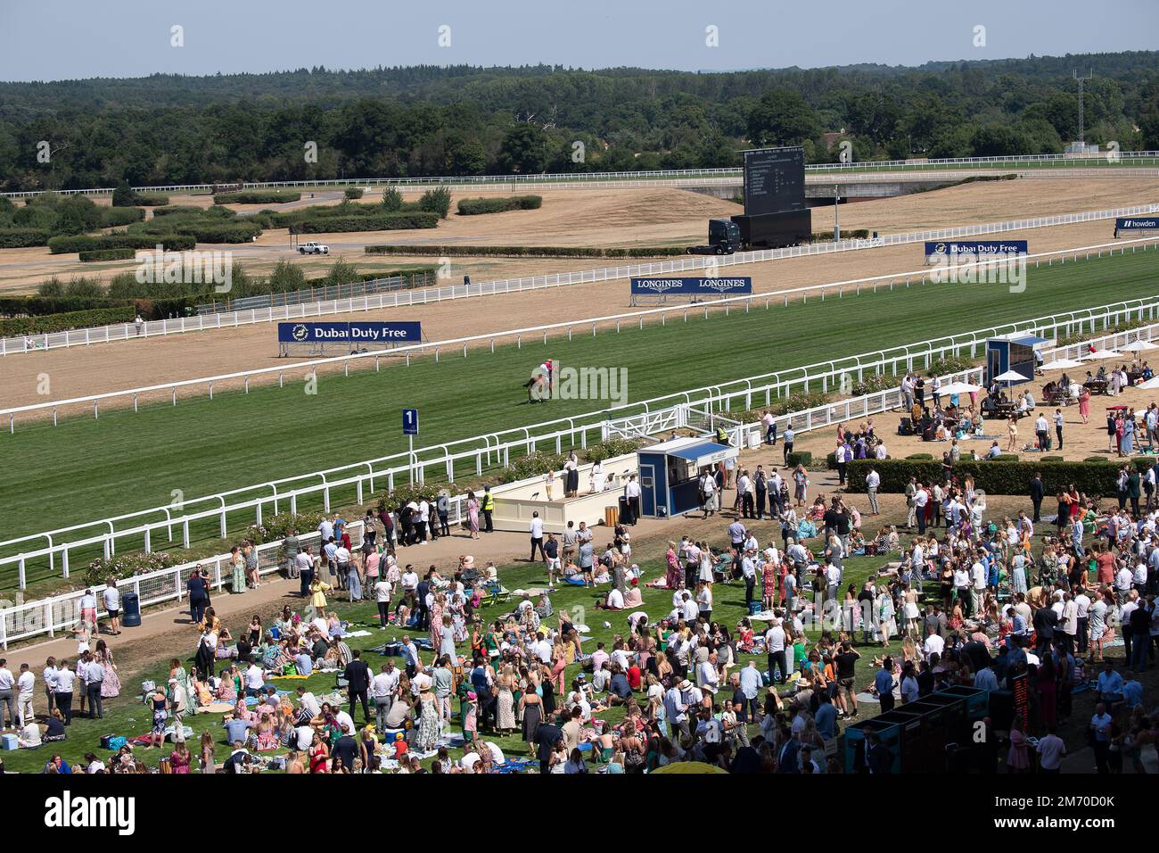 Ascot, Berkshire, UK. 6th August, 2022. A busy day of horse racing at the Dubai Duty Free Shergar Cup at Ascot Racecourse. Credit: Maureen McLean/Alamy Stock Photo