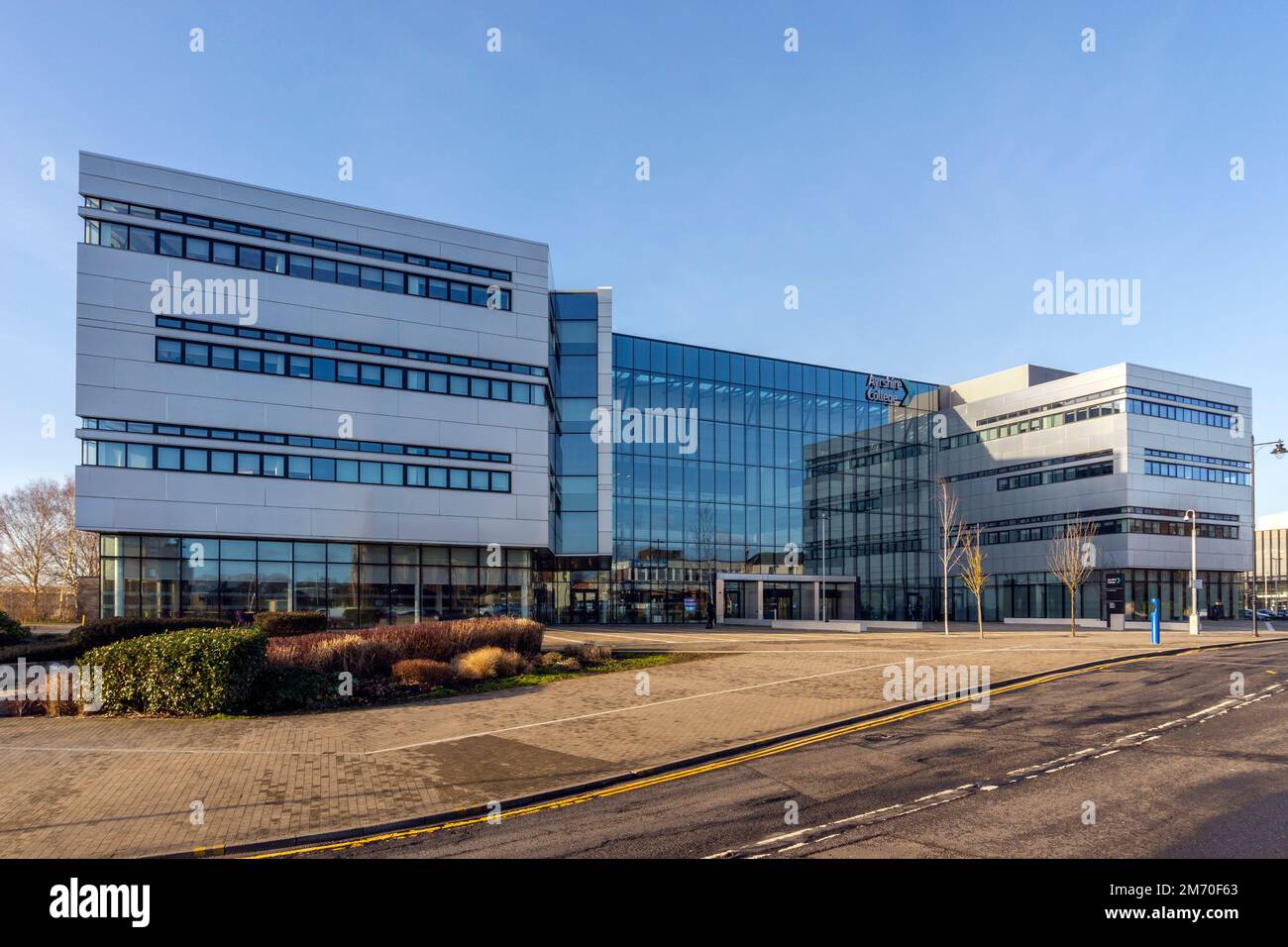 Ayrshire College of further Education, Kilmarnock, Ayrshire, Scotland, UK Stock Photo