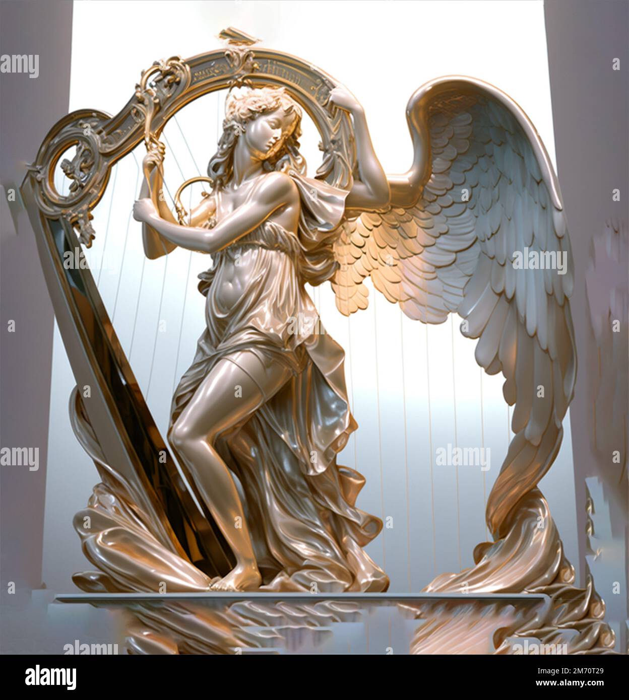 Lyre illustration hi-res stock photography and images - Alamy