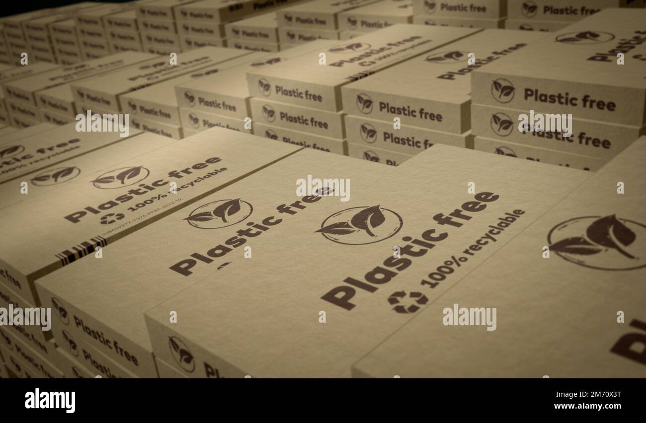 Plastic free and eco friendly box production line. Recyclable and ...