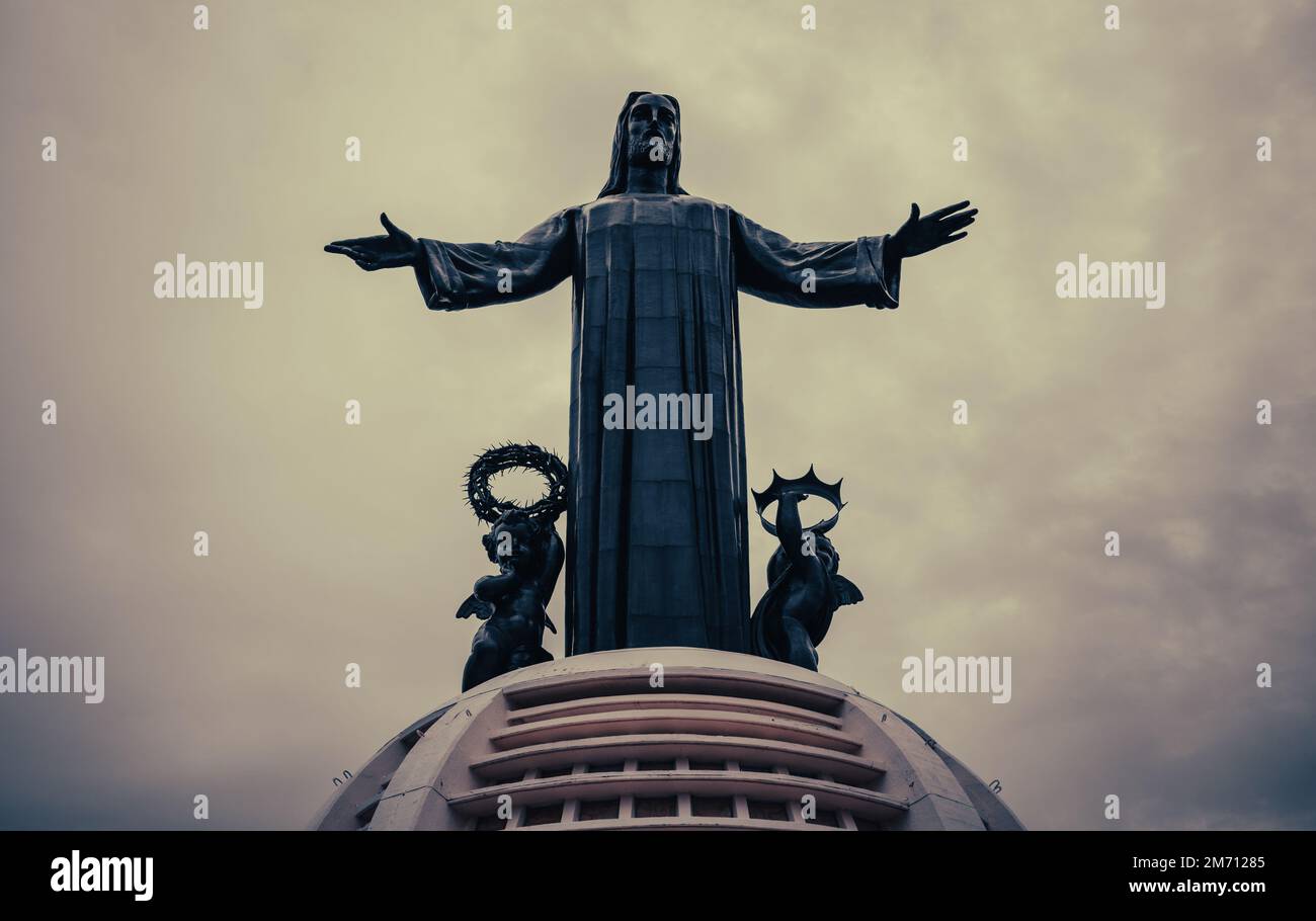 Biggest Christ Statue in Jalisco, Mexico Stock Photo Alamy
