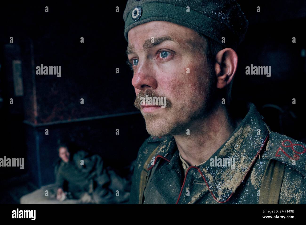 RELEASE DATE: October 28, 2022. TITLE: All Quiet On The Wester Front. STUDIO: Netflix. DIRECTOR: Edward Berger. PLOT: A young German soldier's terrifying experiences and distress on the western front during World War I. STARRING: ALBRECHT SCHUCH as Stanislaus Katczinsky. (Credit Image: © Netflix/Entertainment Pictures) Stock Photo
