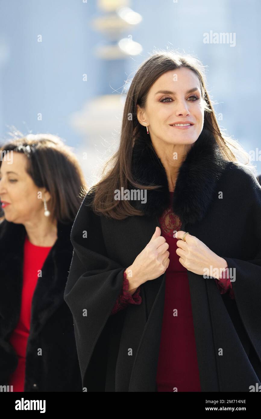 06012023 Pascua Queen Letizia during the new year's military parade
