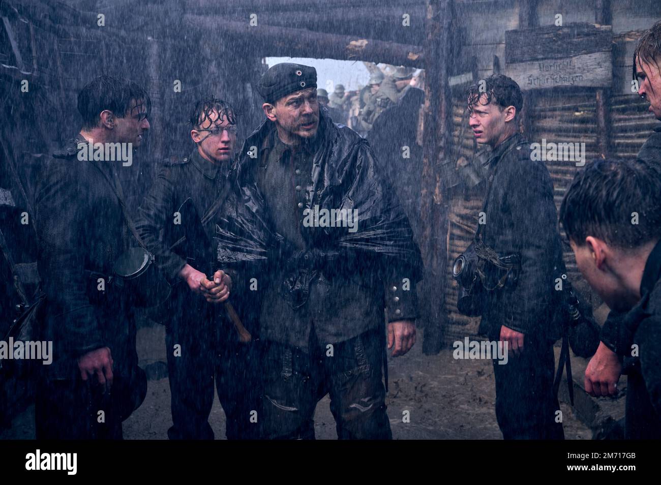 RELEASE DATE: October 28, 2022. TITLE: All Quiet On The Wester Front. STUDIO: Netflix. DIRECTOR: Edward Berger. PLOT: A young German soldier's terrifying experiences and distress on the western front during World War I. STARRING: FELIX KAMMERER as Paul Baumer. (Credit Image: © Netflix/Entertainment Pictures) Stock Photo
