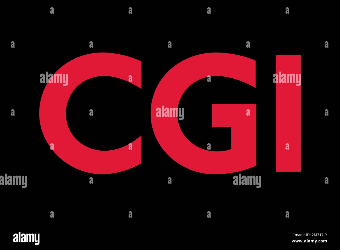 CGI Inc. logo, black background Stock Photo Alamy