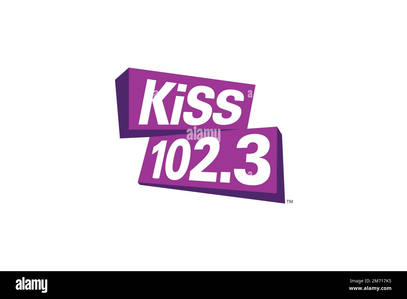 CKY FM, Logo, White background Stock Photo