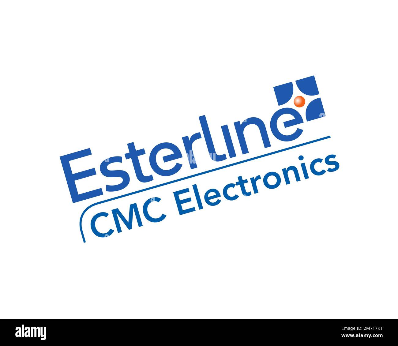 CMC Electronics, rotated logo, white background Stock Photo Alamy