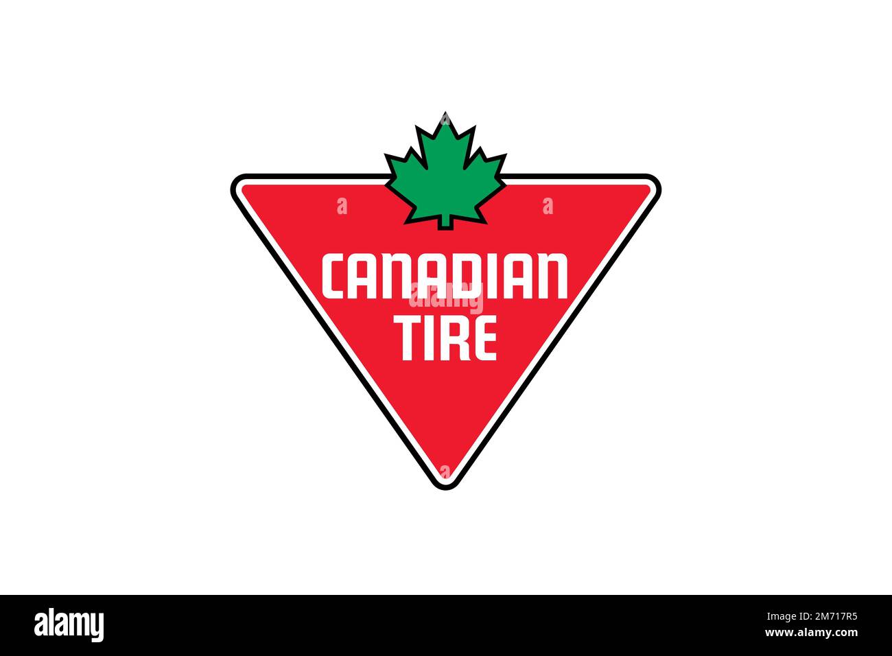 Canadian tire logo white background stock photo alamy