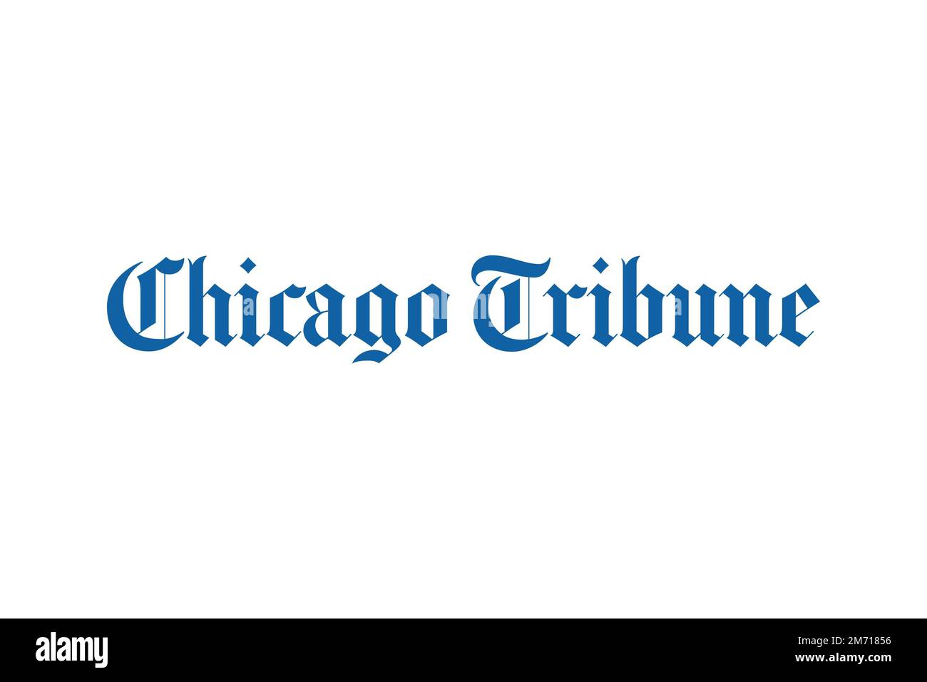 Chicago Tribune, Logo, White background Stock Photo Alamy