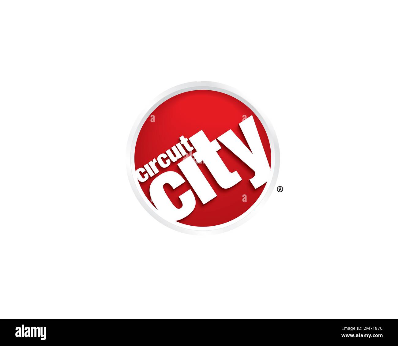 Circuit City, rotated logo, white background Stock Photo Alamy
