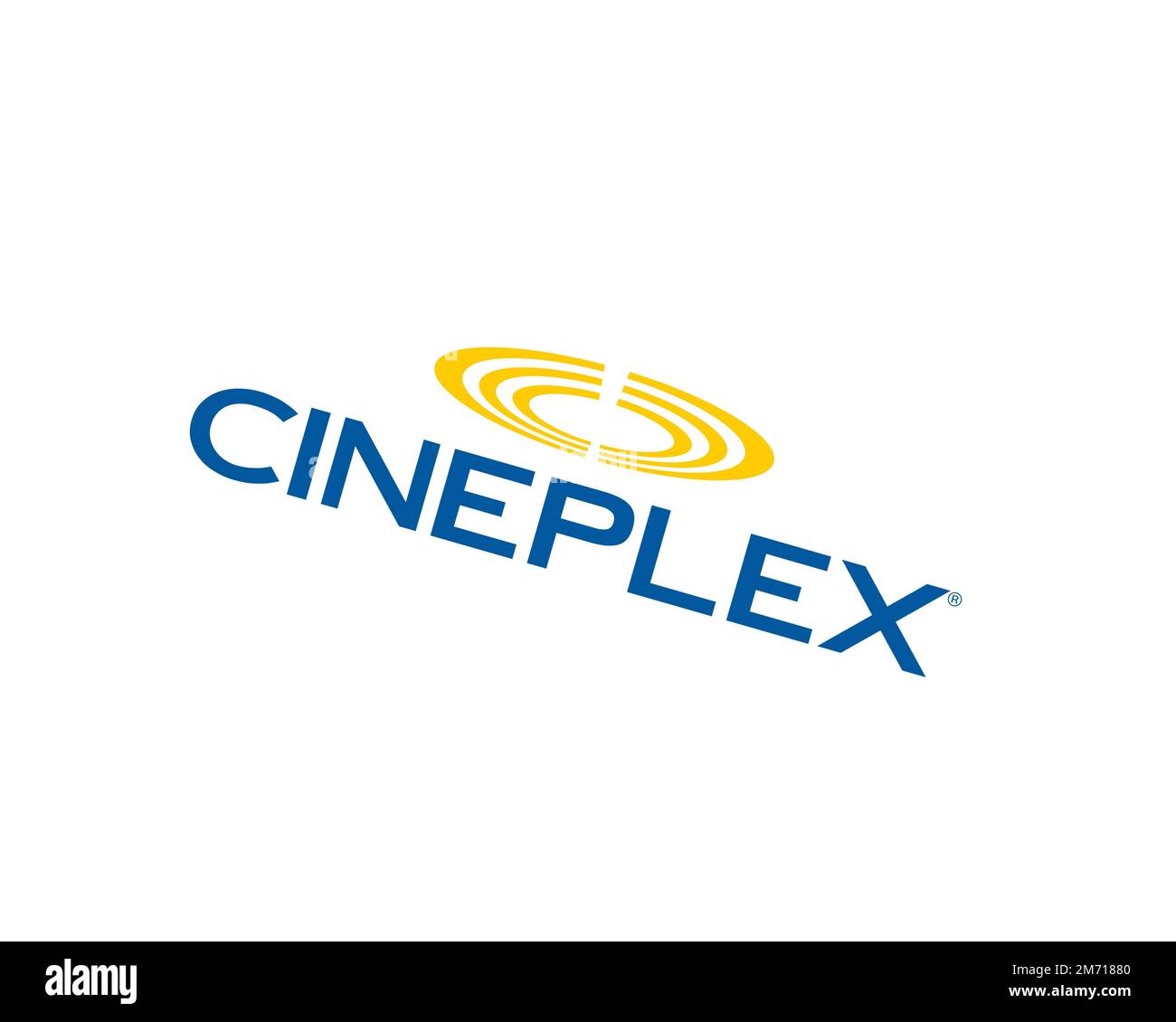 Cineplex Entertainment Company, Rotated Logo, White Background B Stock ...