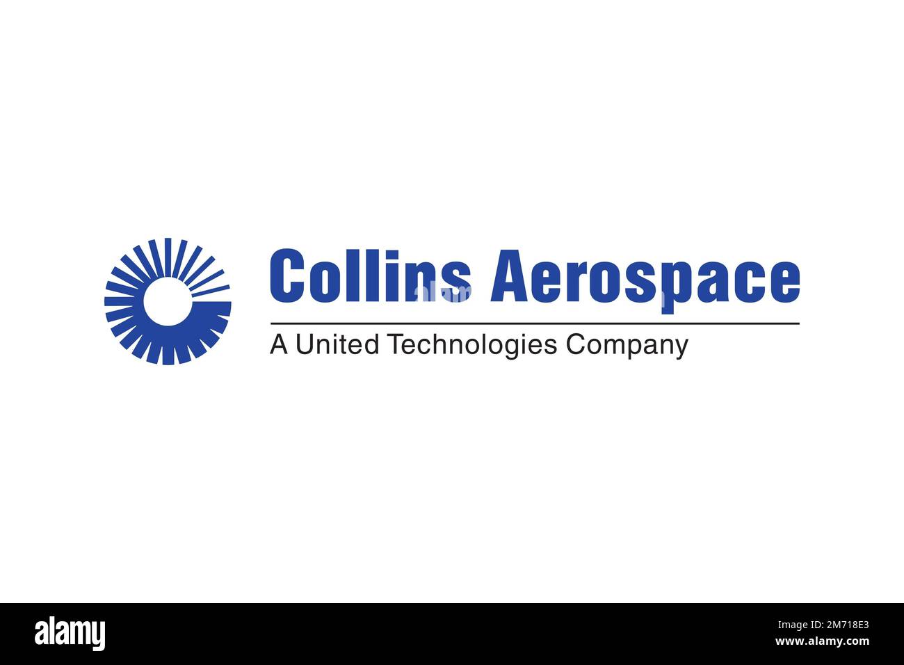 Collins Aerospace, Logo, White background Stock Photo Alamy