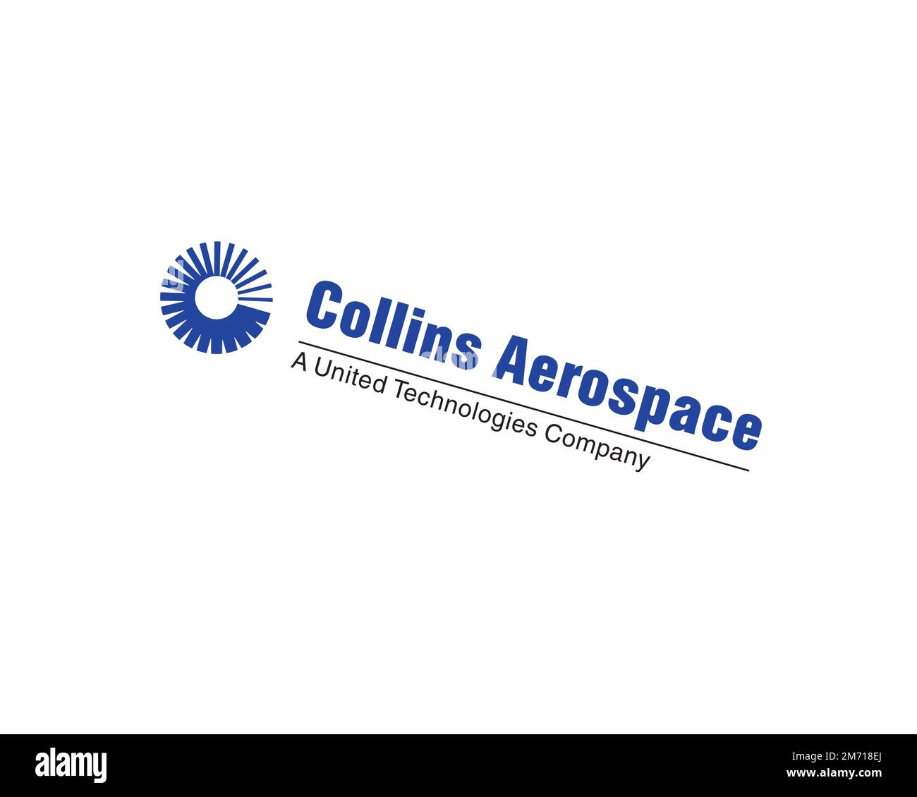 Collins Aerospace, rotated logo, white background B Stock Photo Alamy