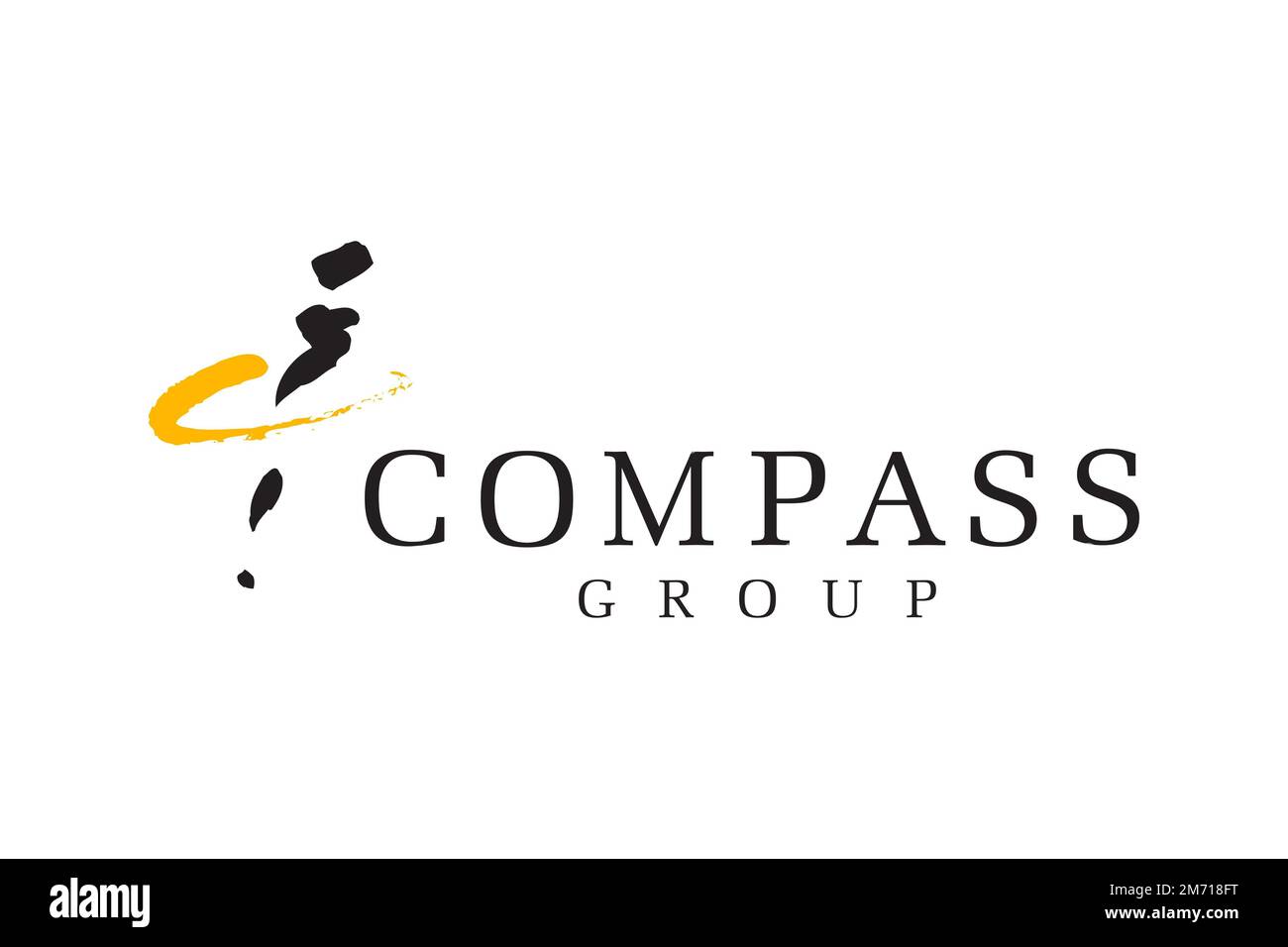 Compass Group, Logo, White background Stock Photo Alamy