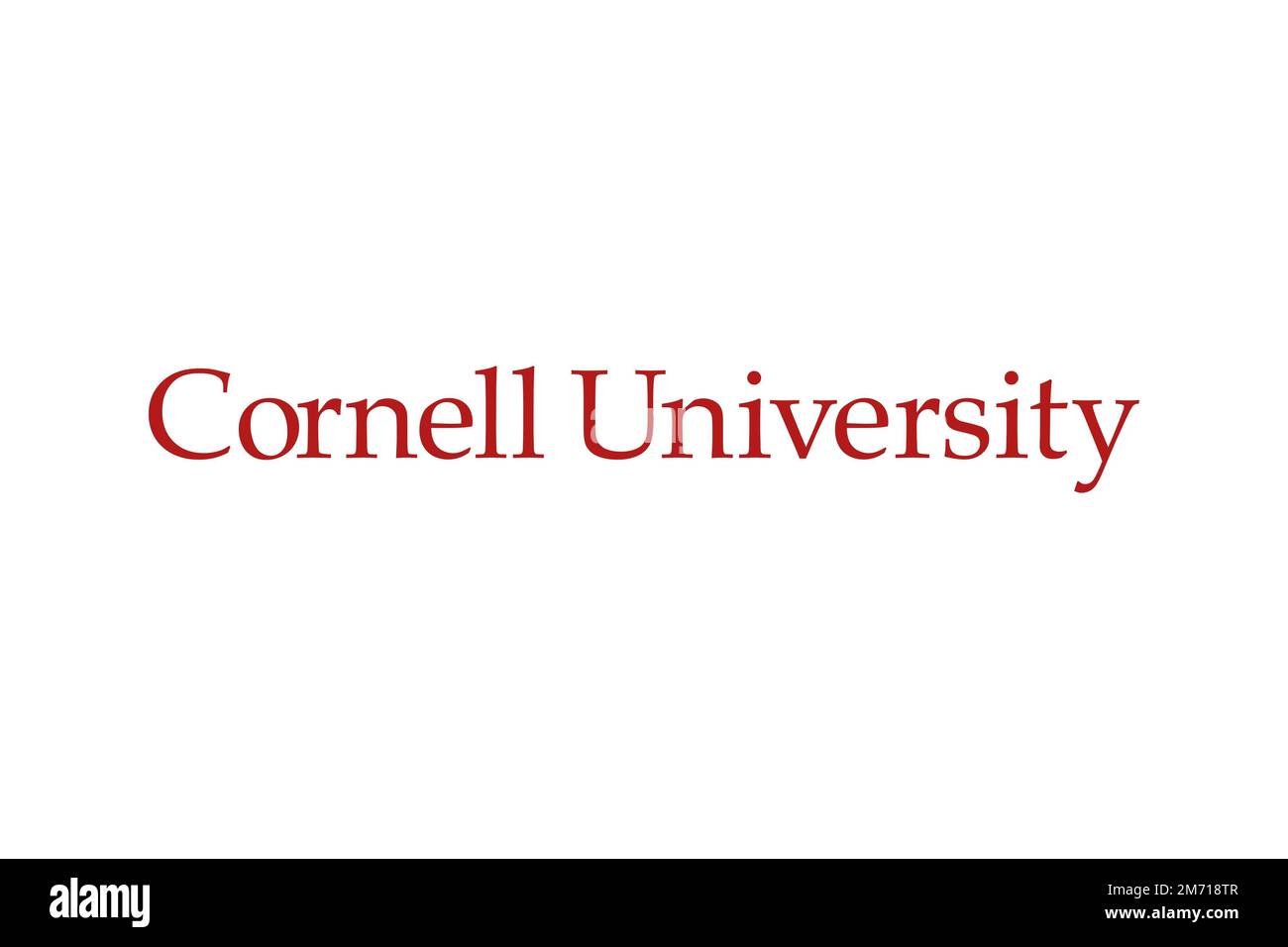 Cornell University, Logo, White Background Stock Photo Alamy