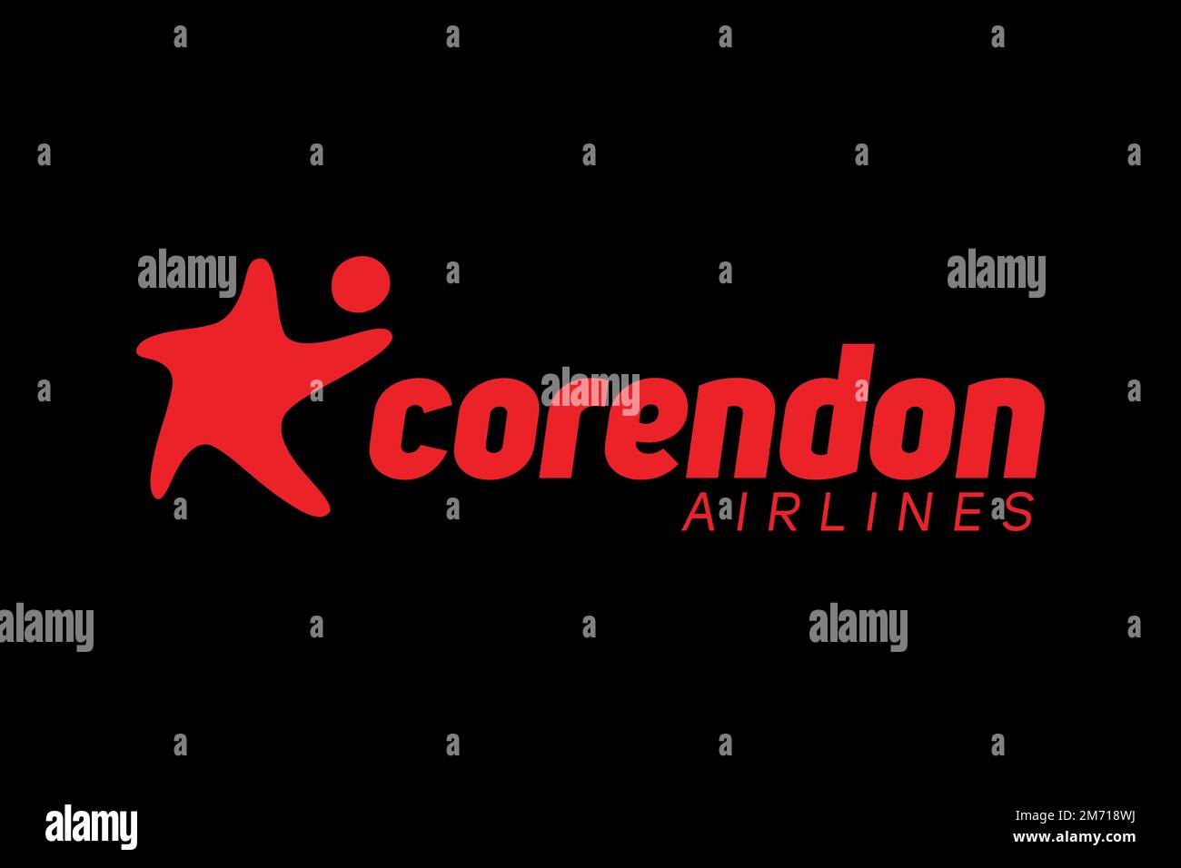 Corendon Airline, Logo, Black background Stock Photo - Alamy