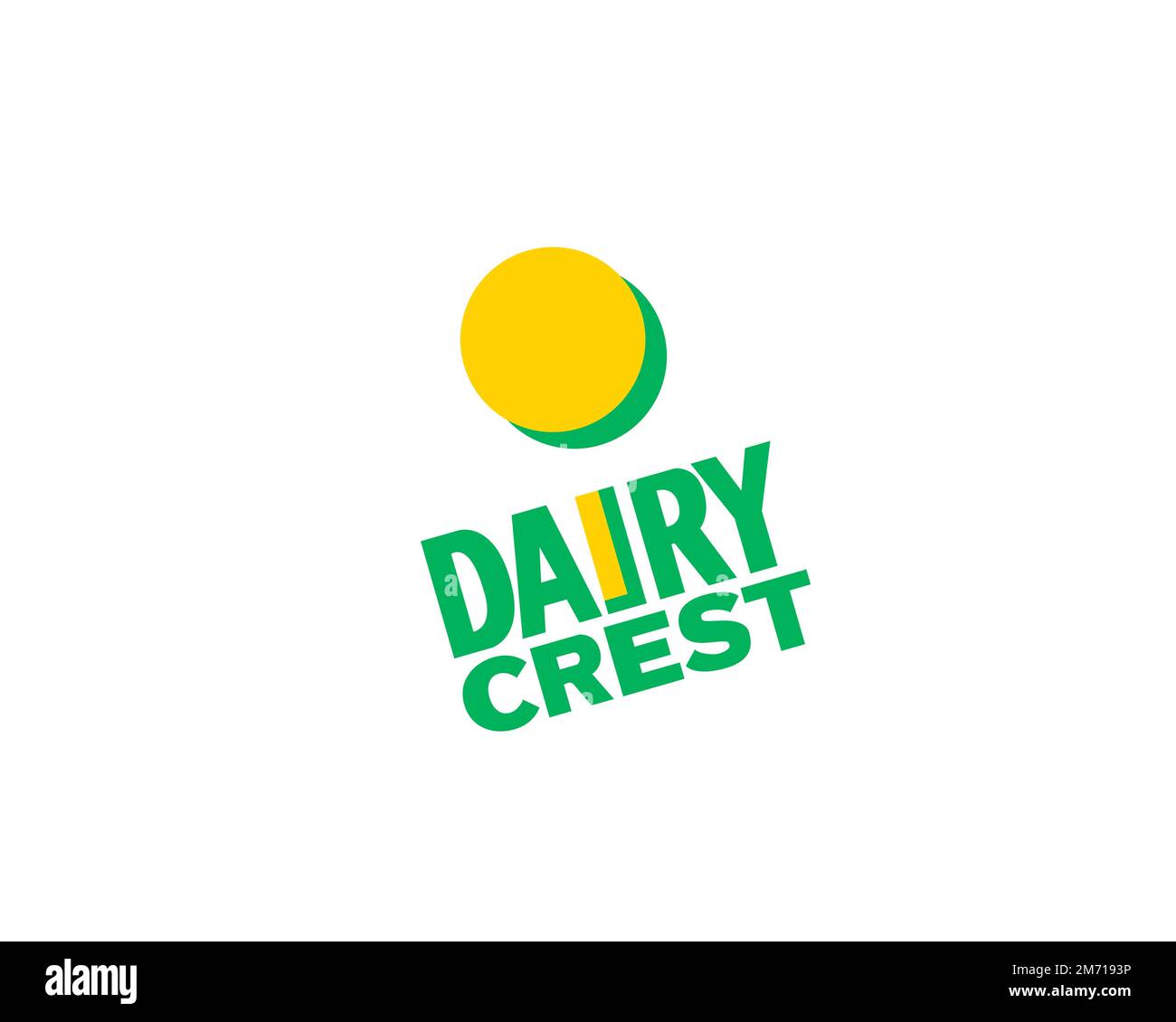 Dairy Crest, rotated logo, white background Stock Photo Alamy