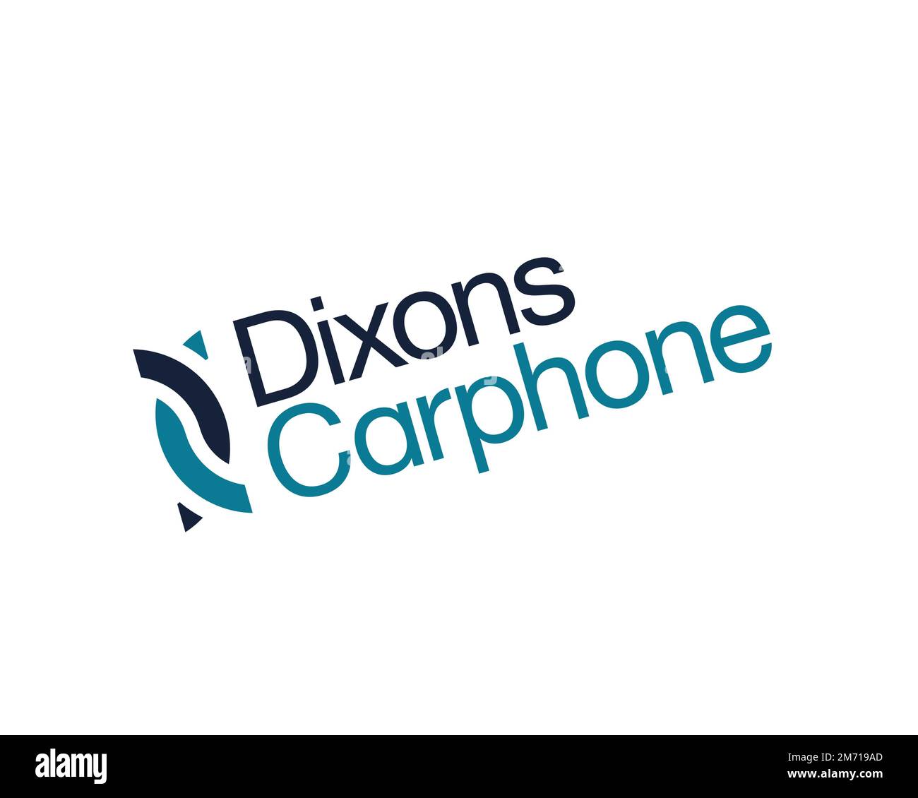 Dixons Carphone, Rotated Logo, White Background Stock Photo Alamy