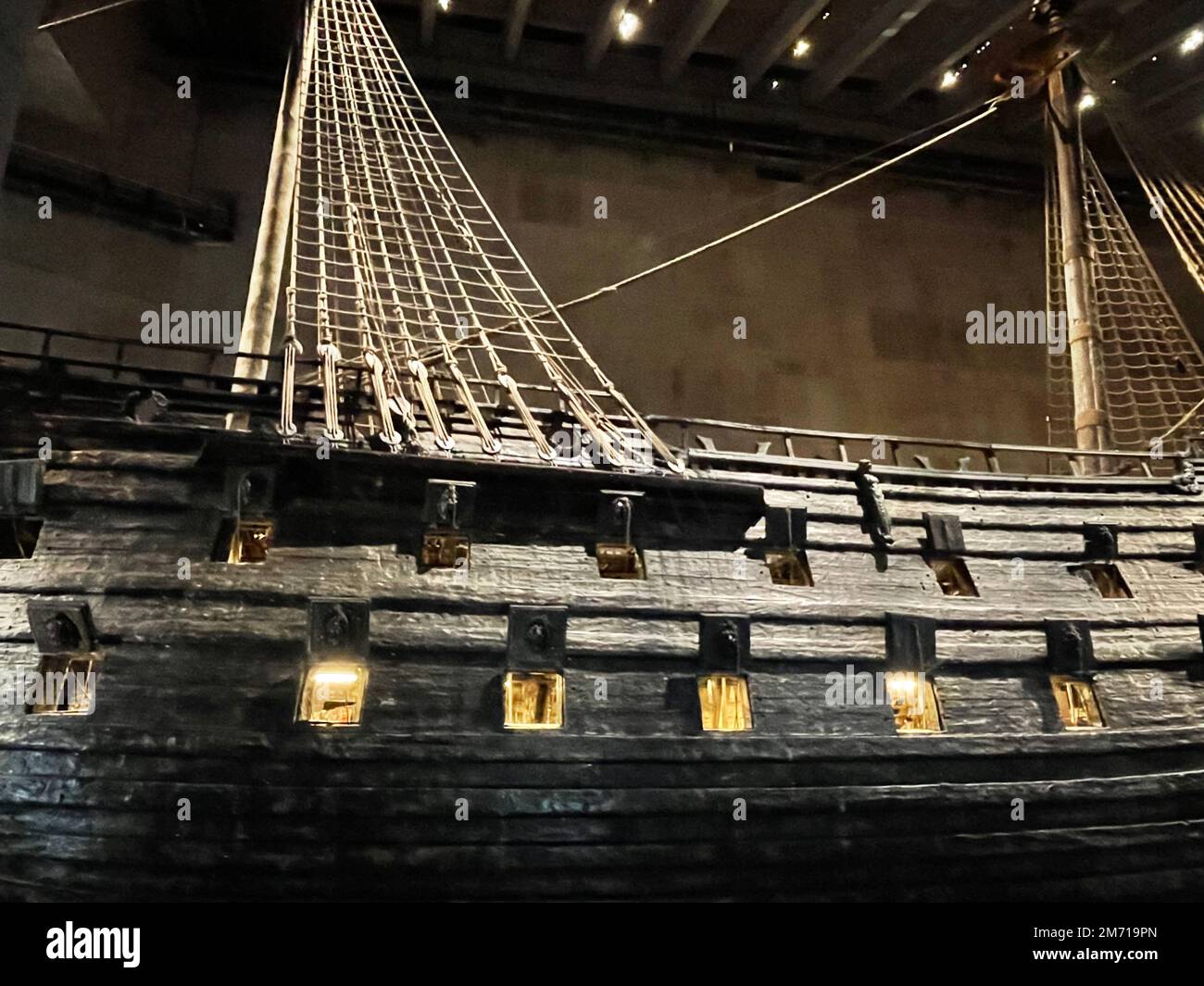 Vasa warship. Swedish warship that was built from 1626 to 1628 Stock ...