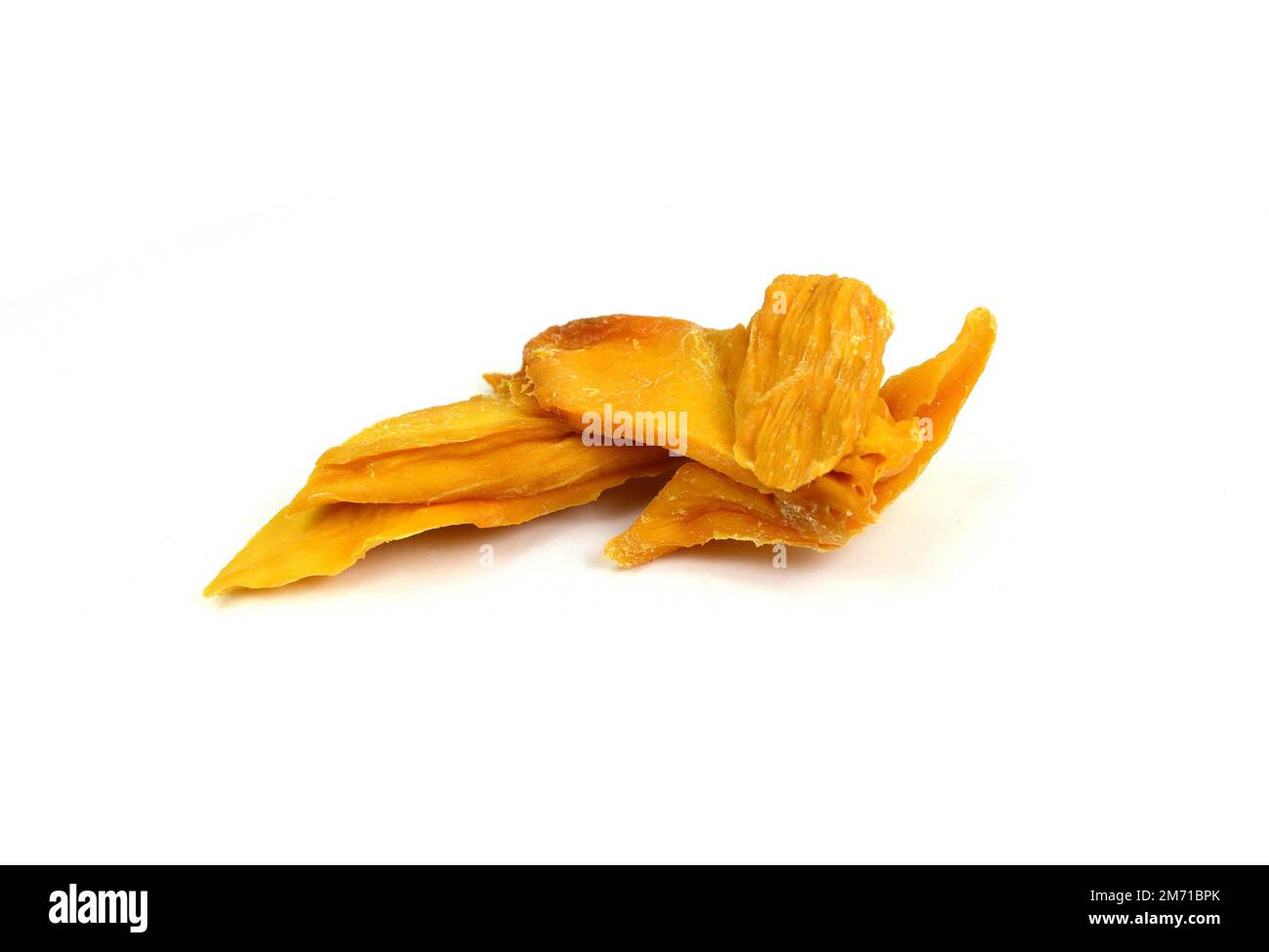 dried mango path isolated on white Stock Photo