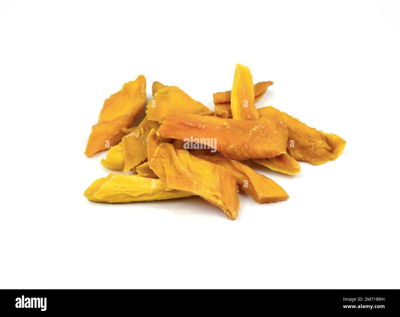 dried mango path isolated on white Stock Photo