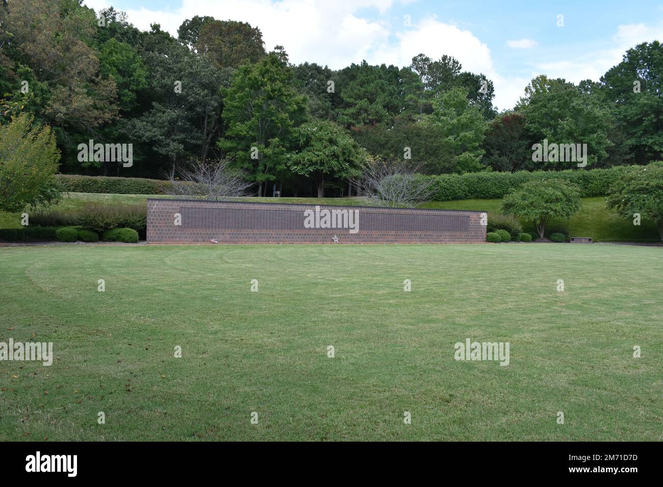The North Carolina Vietnam War Memorial with names of Soldiers from North Carolina lost. Stock Photo