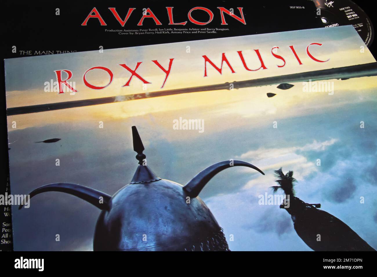 Roxy Music - Avalon - Vintage vinyl album cover Stock Photo