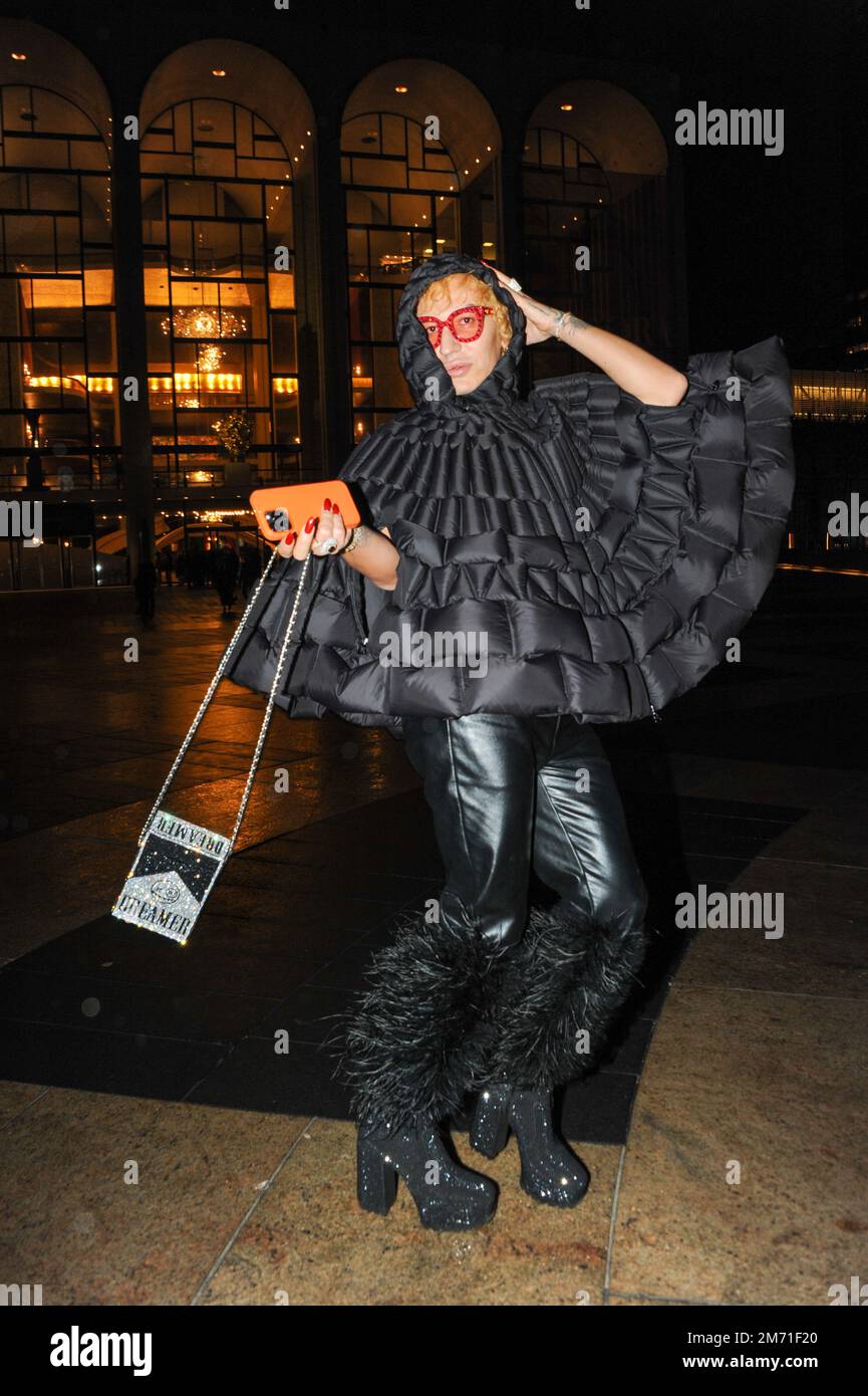 LGBTQIA+ Activist, Influencer And Model Elton Ilirjani At The Met OPERA ...