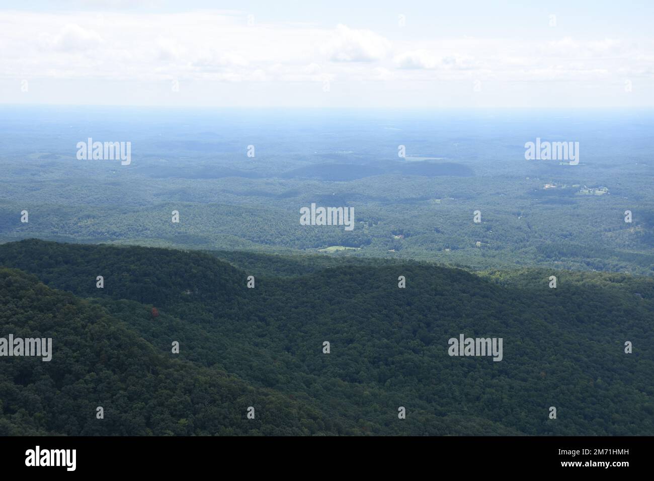 An overlook in Caesars Head State Park located in South Carolina. Stock Photo