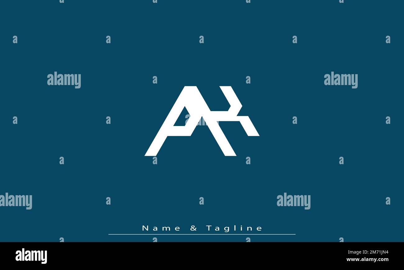 Alphabet letters Initials Monogram logo PK , KP Stock Vector