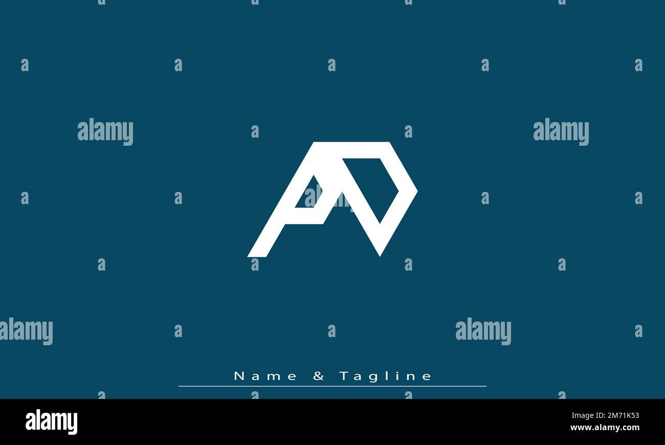 Alphabet letters Initials Monogram logo PO , OP Stock Vector