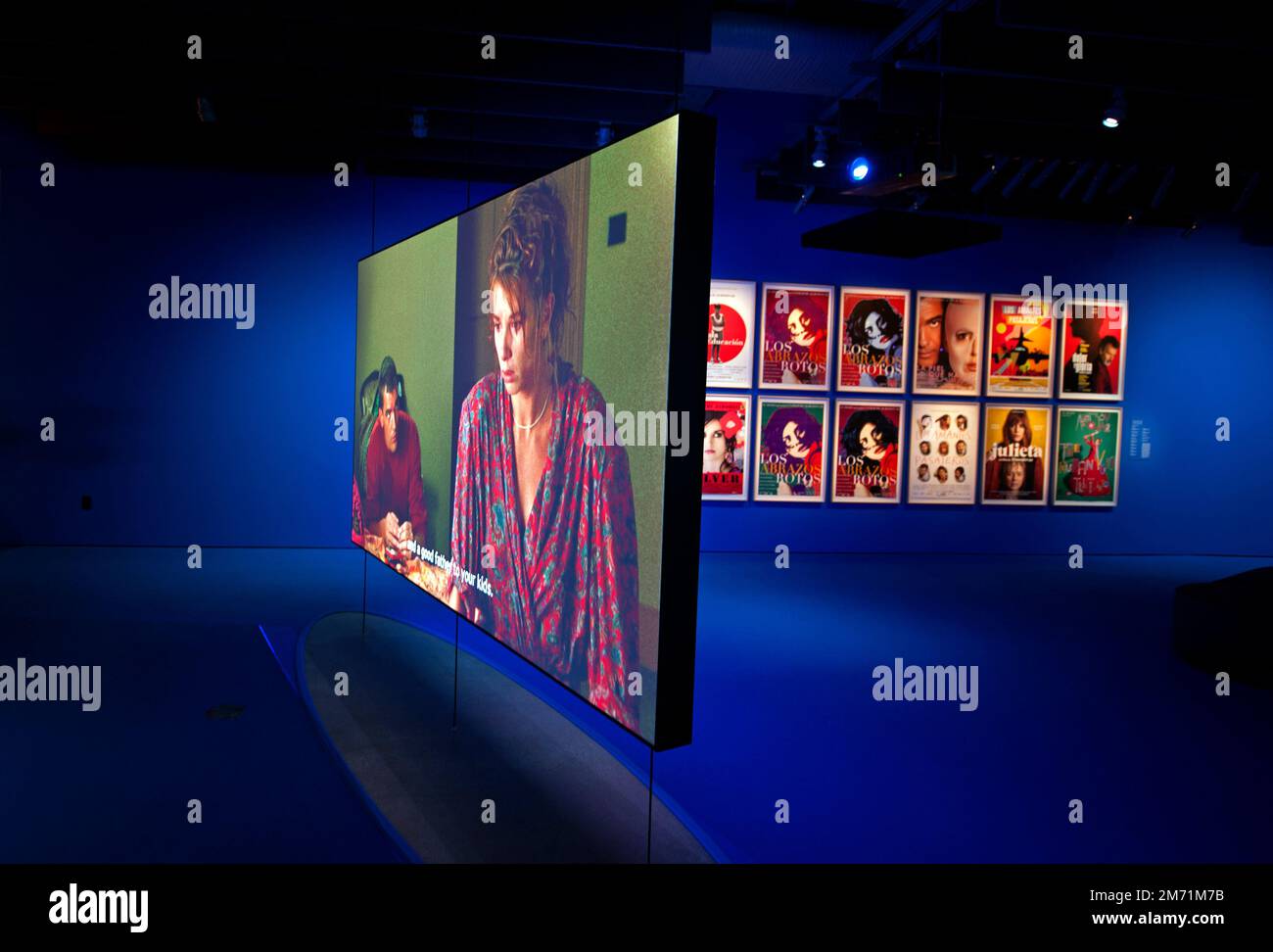 Pedro Almodovar exhibition at the Academy Musuem in Los Angeles, CA. Stock Photo