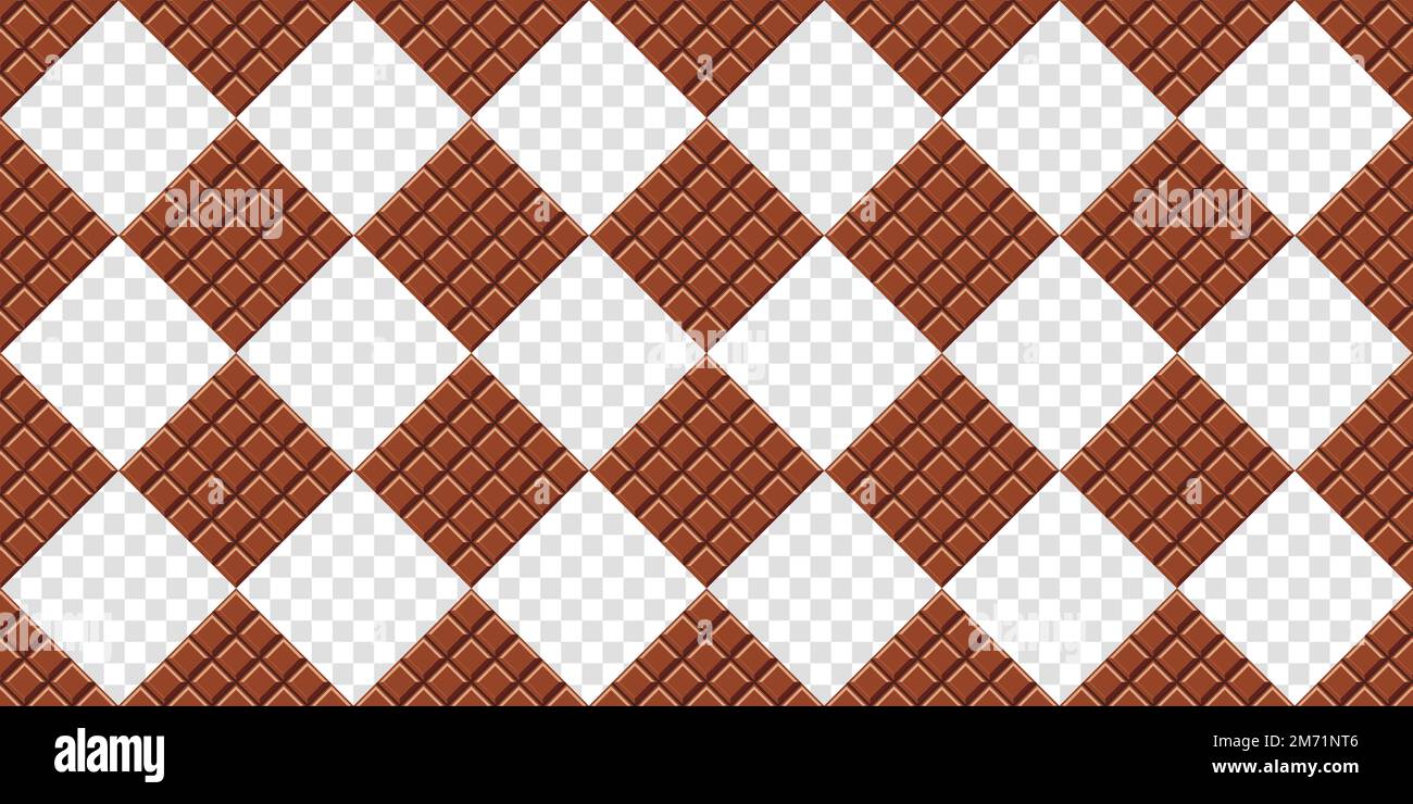 Pattern of chocolate bars against. Chocolate bar seamless pattern ...