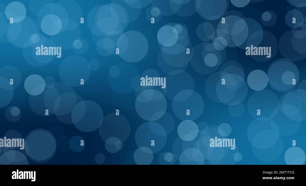 Abstract blue bokeh background. Blue abstract and blurred background ...