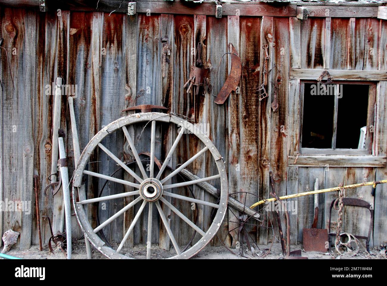 USA, Idaho, Owyhee County, On the Collet Farm near Grand View, An Old