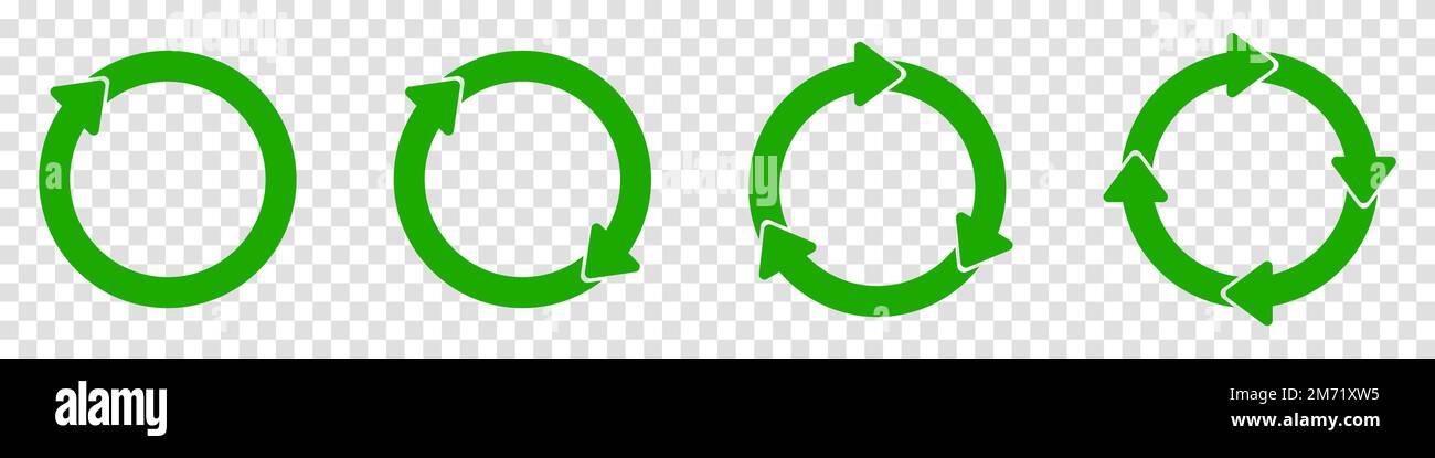 Recycle green vector icons. Recycle Recycling symbol. Vector ...