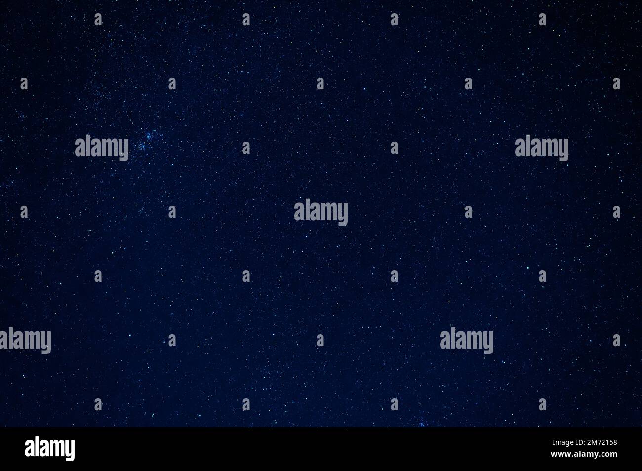 starry sky with many stars and the milky way at night. Scientific astrophotography of the cosmos