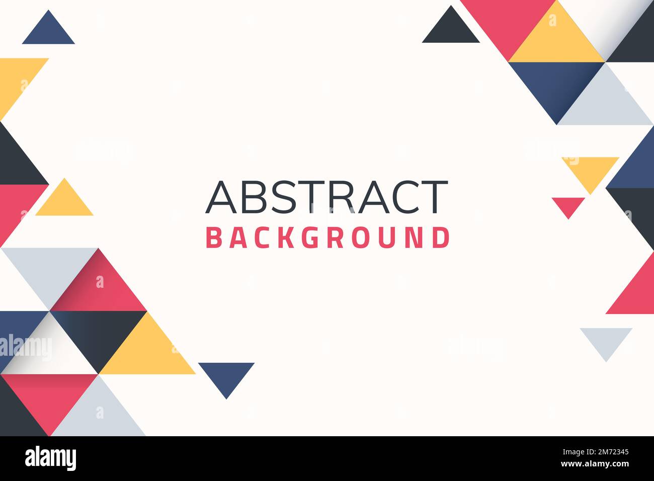 Abstract multicolor geometric background vector Stock Vector