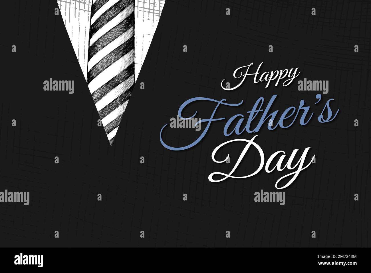 Happy father's day card with a suit and tie vector Stock Vector Image