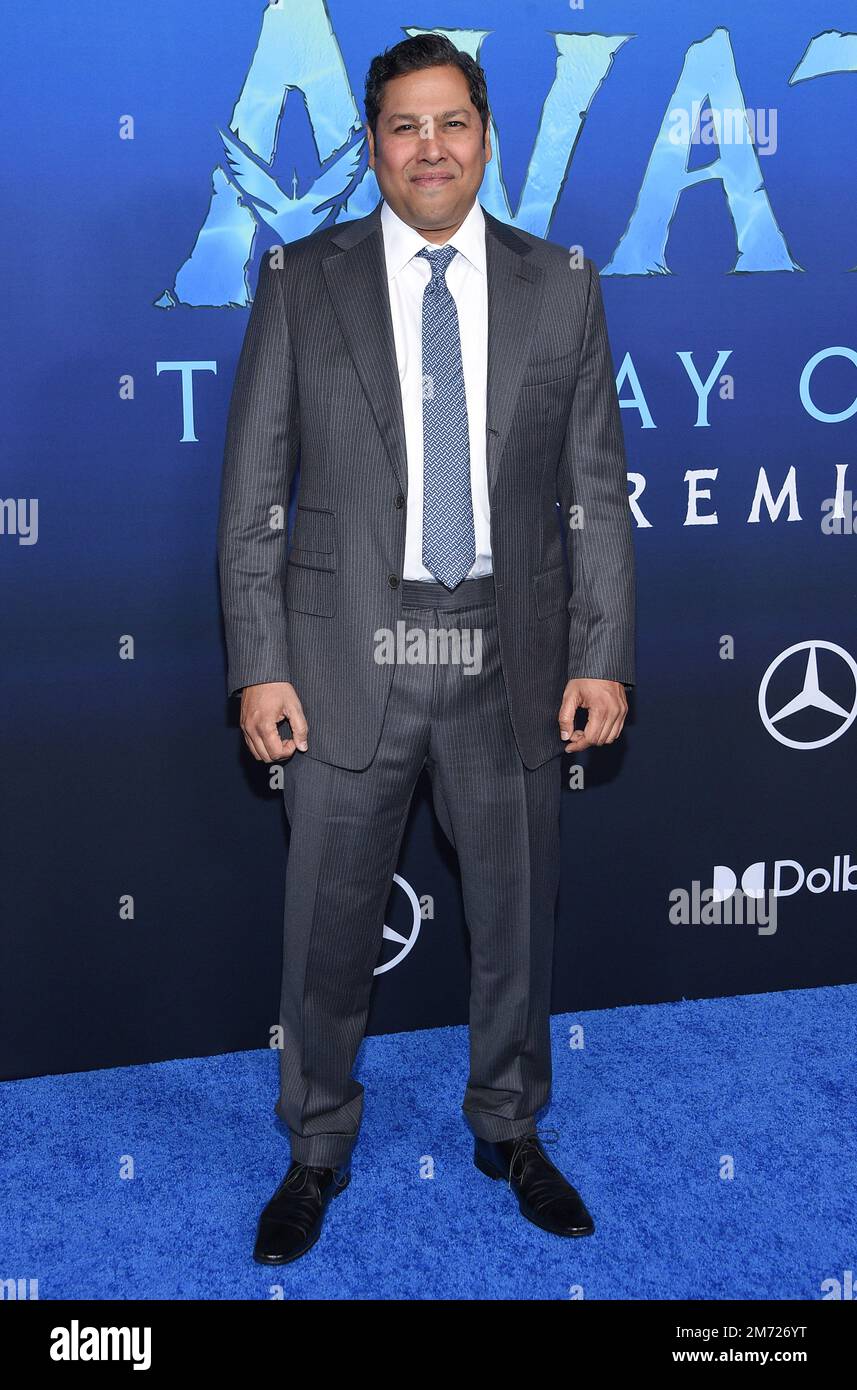 December 12, 2022, Hollywood, California, USA: Dileep Rao arrives for the â€˜Avatar: The Way of Waterâ€™ Hollywood Premiere at the TCL Chinese Theatre (Credit Image: © Lisa O'Connor/ZUMA Press Wire) Stock Photo