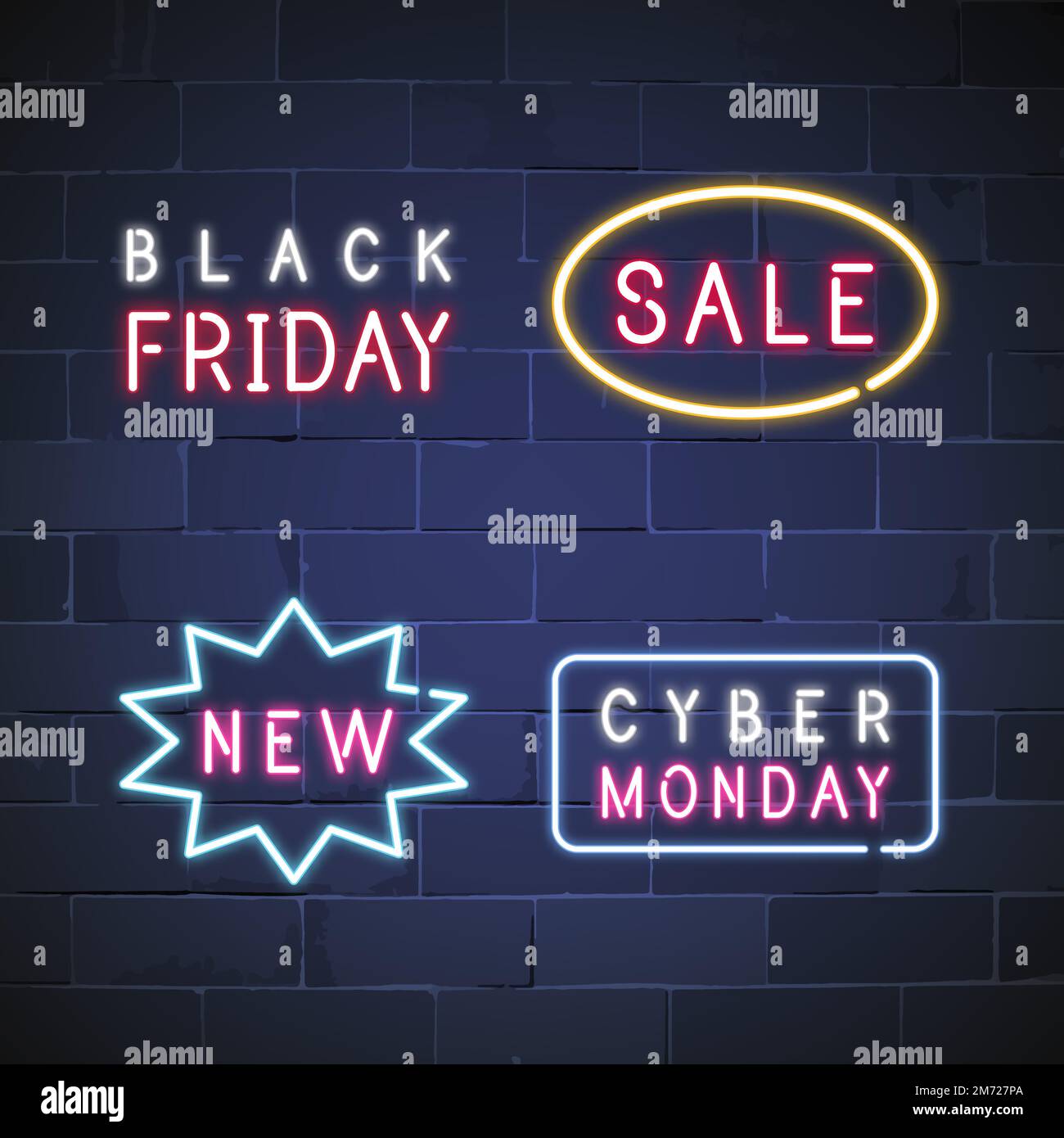 Neon signs Stock Vector Images - Alamy