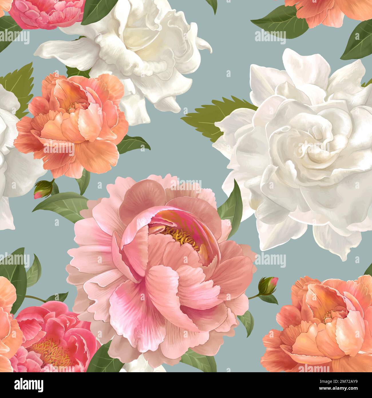Beautiful floral background design vector Stock Vector Image & Art Alamy