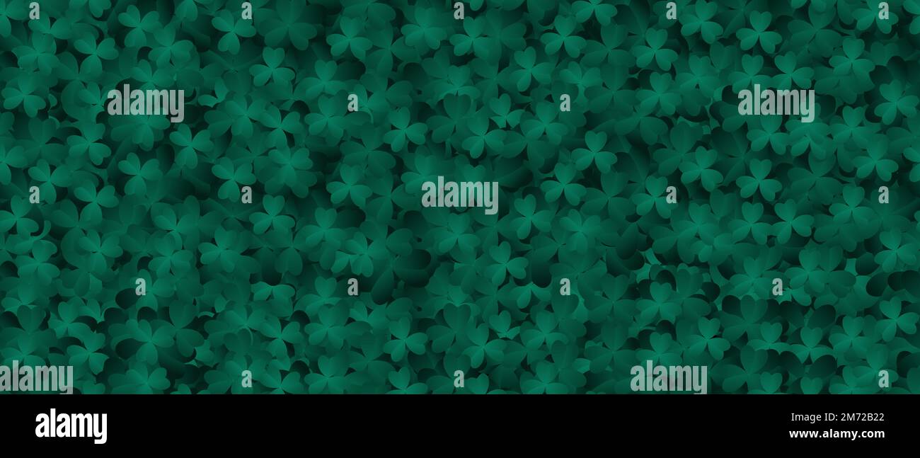 Clover leaves background. Background with green leaves. Nature ...