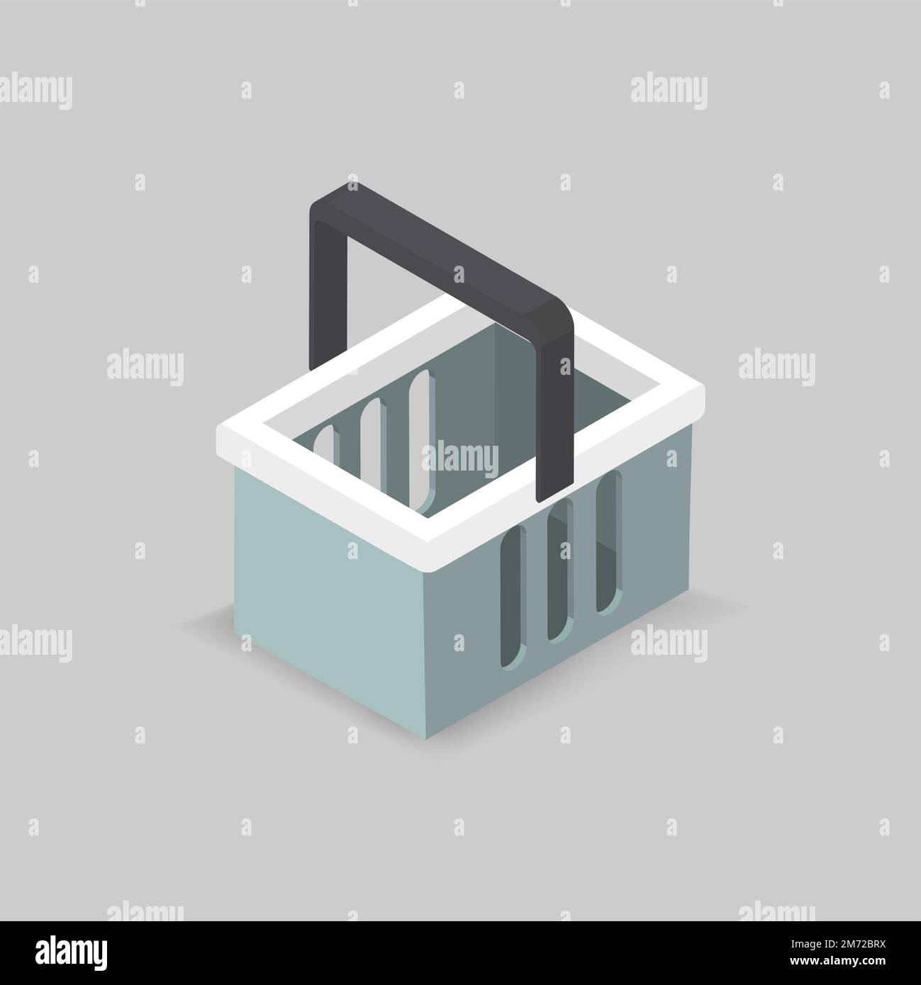 Vector image of shopping cart Stock Vector