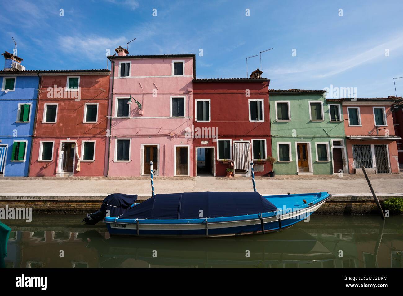 Rainbow island of Venice in Italy Stock Photo Alamy