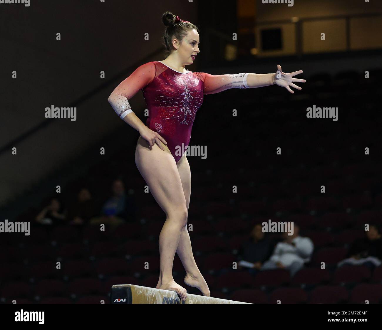 Las Vegas, NV, USA. 6th Jan, 2023. Stanford's Madison competes